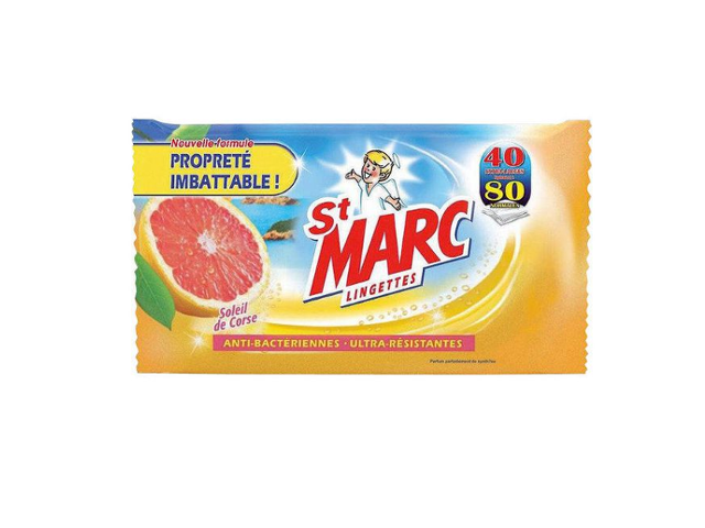 St. Marc Paquet de lingettes nettoyantes St. Marc Soleil de Corse (paquet 80 unités)