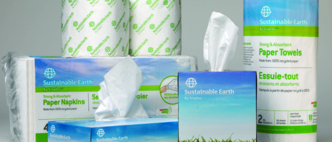 A display of some different sustainable products