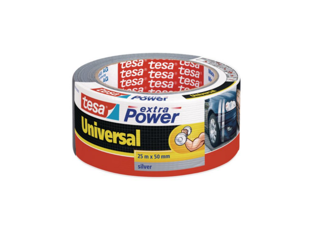 tesa® Ruban adhésif Extra Power Universal couleur argent 48 mm x 50 m 56389 (rouleau 50 mètres)